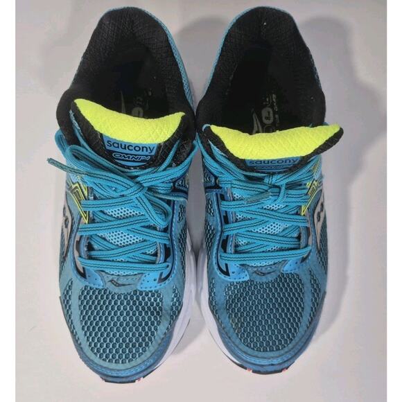 Saucony Omni 14 Power Grid Women's Running Shoe Blue Citron Sneakers US 7 - Picture 5 of 13